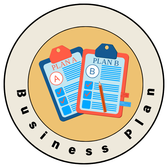 事業計画書のバッジ